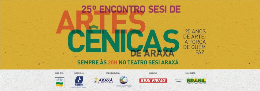 OSAK no 25º Encontro Sesi de Artes Cênicas em Araxá